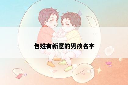 包姓有新意的男孩名字
